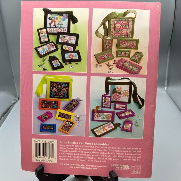Cross Stitch and Felt Purse Ensembles Patterns by Kooler Design 2007, Leisure - Picture 2 of 2